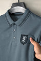 Grdno Square Texture Men's Polo Shirt