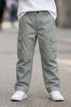Turbo Relax-Fit Knitted Cargo Kids Trousers For Boys