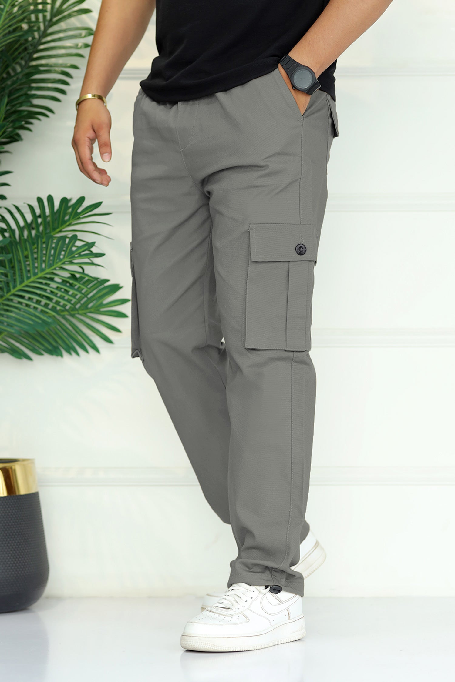 Turbo's 6 Pockets Loose Bottom Cargo Trouser