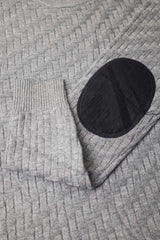 Madmext Patterened Crew-Neck Imported Men's Sweater