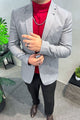 Turbo Self-Lining Texture Imported Men Blazer