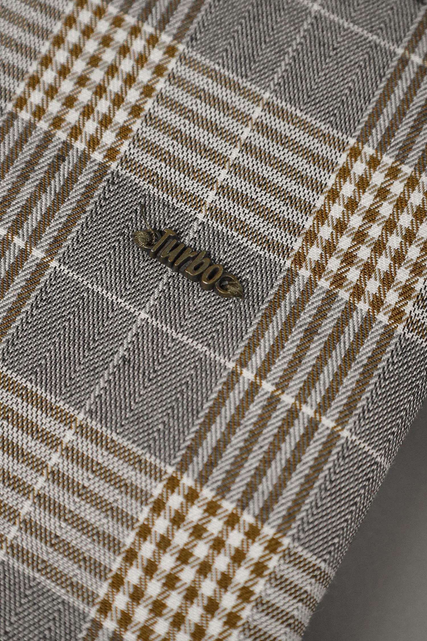 Turbo Plaid Pattern Creation Long Sleeve Cotton Casual Shirt