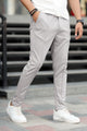 Turbo Fashion Smart Slim Fit Trouser In Grey