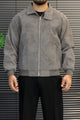 Men's Classic Stand Suede Leather Jacket