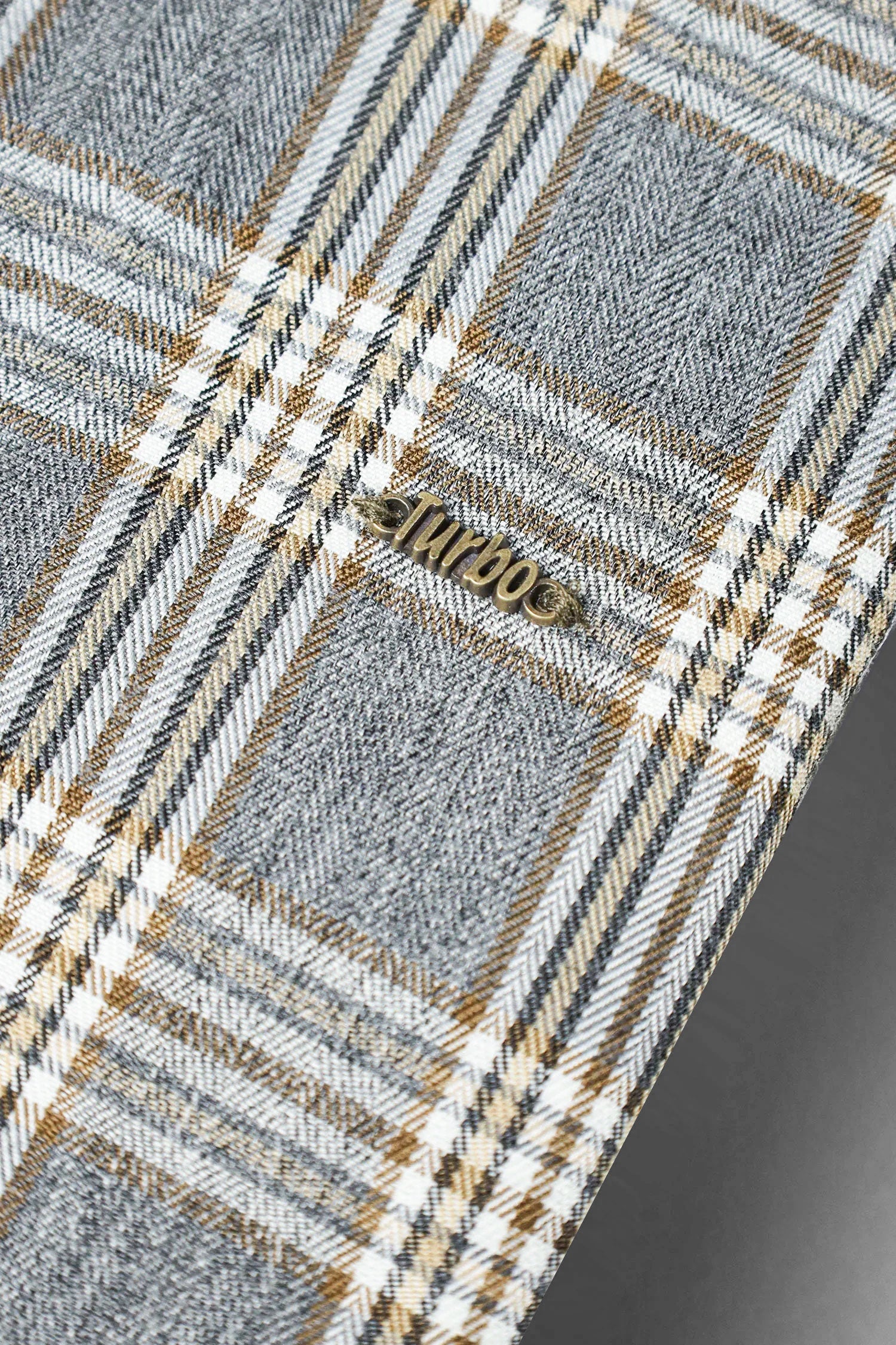 Turbo Tattersall Checkered Long Sleeve Cotton Casual Shirt