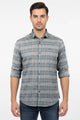 Turbo Plaid Pattern Creation Long Sleeve Cotton Casual Shirt