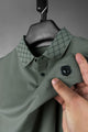 Turbo Diamond Motif Collar Stitchless Men's Polo Shirt