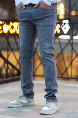 Modernize Comfort Slim Fit Turbo Jeans In Grey