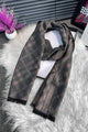 Burbry Double-Faced Imported Men's Wool Muffler
