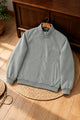Turbo Ribbed Mock Collar Imported Men's Suede Jacket