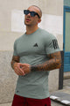 Adds Own The Run Imp Dry-Fit Tee in Grey