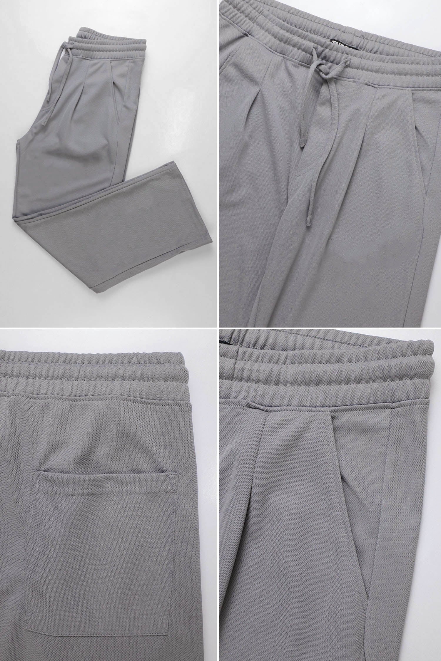 Relaxed Straight Baggy Loose Bottom Trouser in Gray