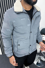 Winter Perfect Fur Collar Imported Puffer Jacket