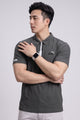 Pma distinct textured fabric Imp Dry-Fit Polo In Grey