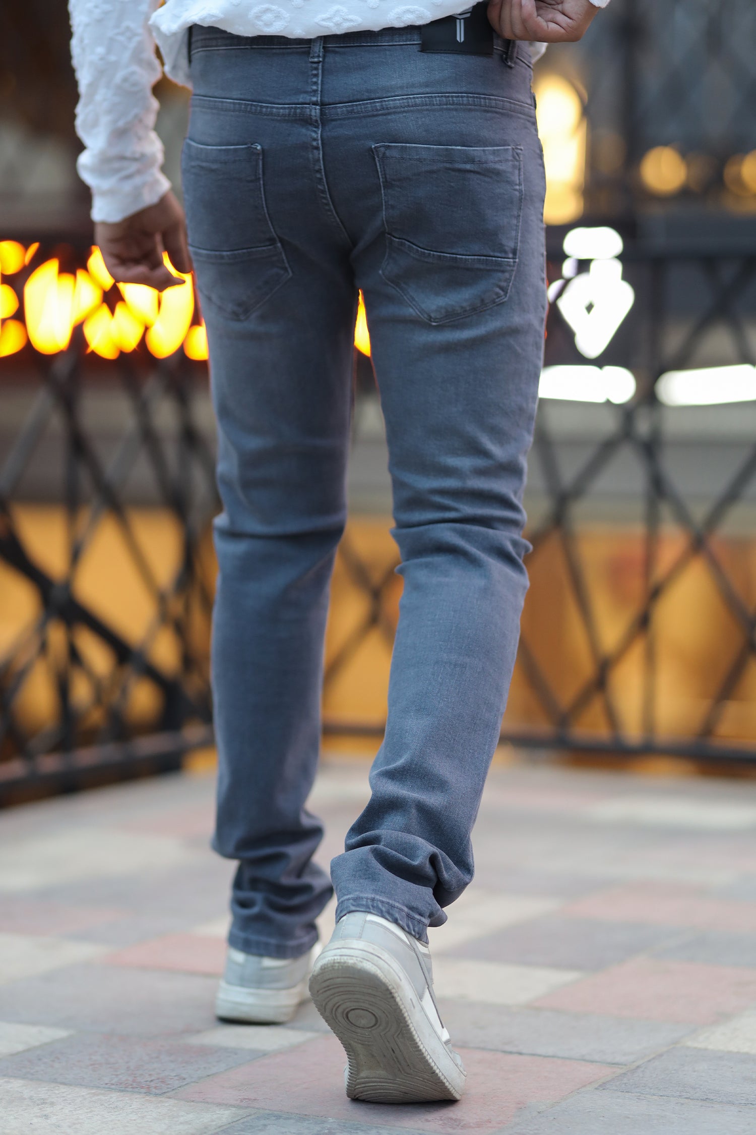 Modernize Comfort Slim Fit Turbo Jeans In Grey