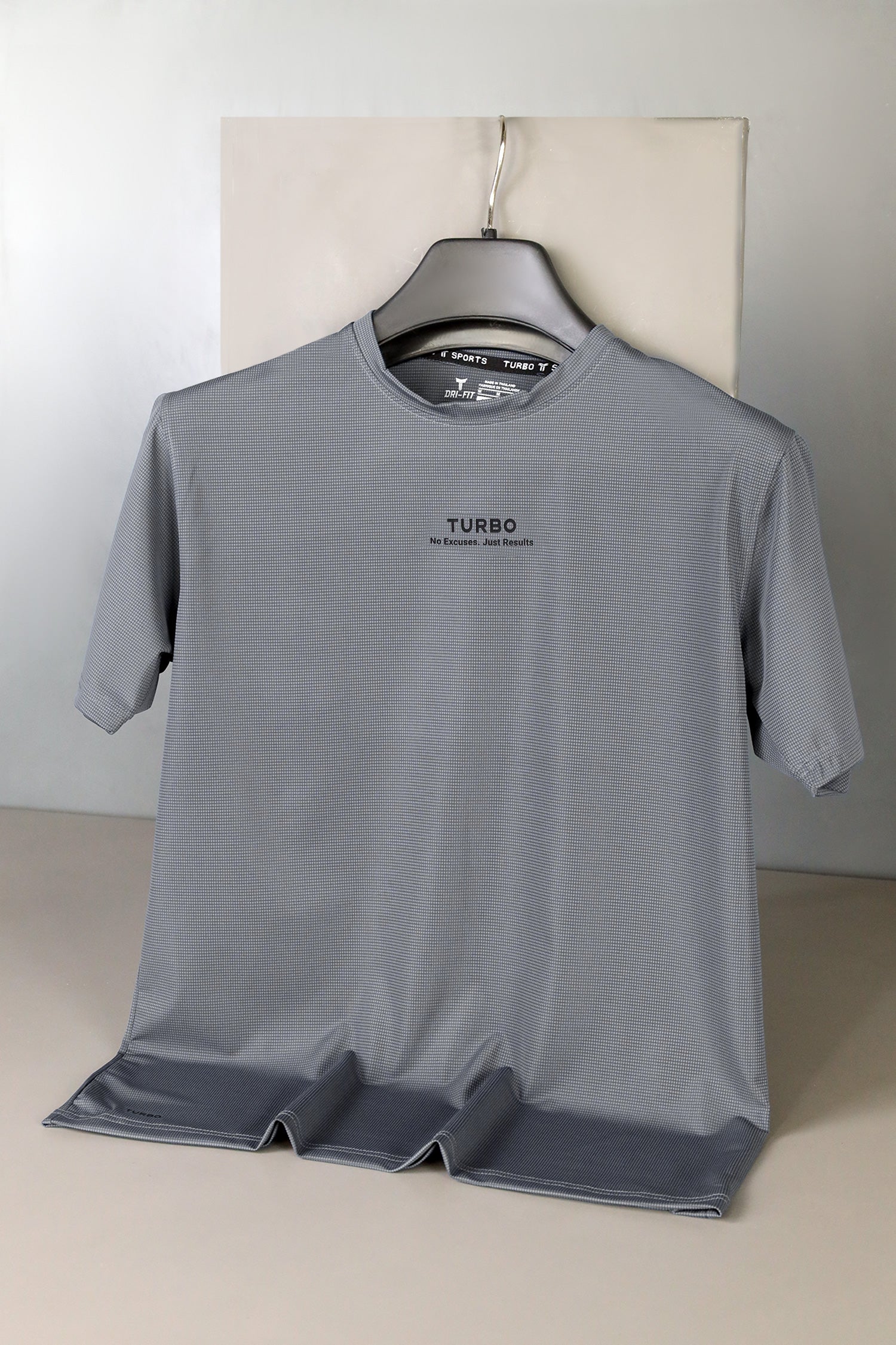 Turbo 'No Excuses' Grid-Tech Performance Dry-Fit Tee