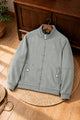 Turbo x Polo Classic Blouson Imported Men's Suede Jacket In Grey