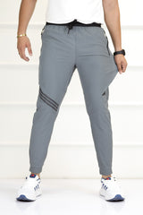 Adds Warm Fleece Micro Premium Sportswear Trouser In Grey