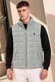 Polo Grid-Quilted Imported Suede Men's Gilet