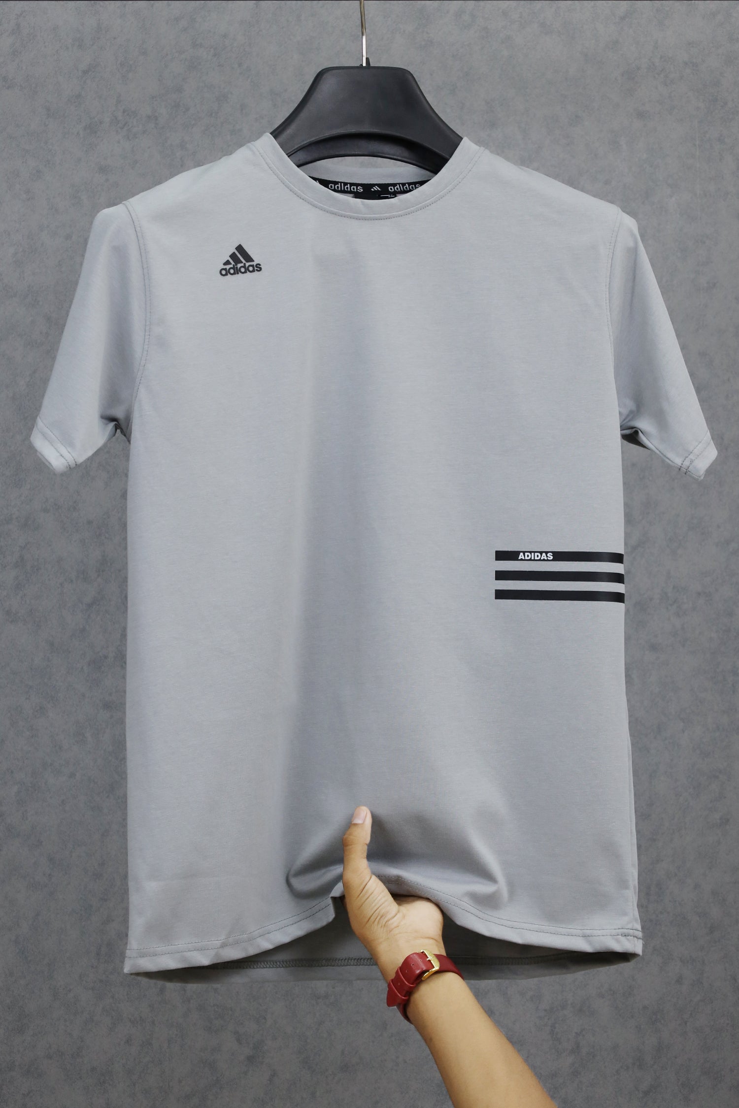 Adds Premium Tennis Short Sleeves Round Neck T-Shirt