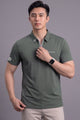 Blman Quarter-Zip Performance Imp Dry-Fit Polo In Grey