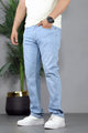 Turbo Urbano Fashion Denim Jeans In Ice Blue