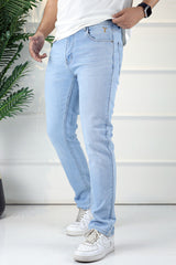 Denim QuantumWeave Urban Tapered Slim Fit Jeans In Ice Blue