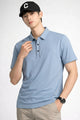 Turbo Essential Apparel line Men's Polo T-Shirt In Ice Blue
