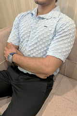 Turbo Puff Structured Pattern Casual Shirt