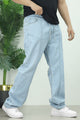 Turbo Loose Bottom Front Line Denim Jeans