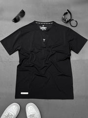 Dry Fit Tee With Reflector Logo In Black