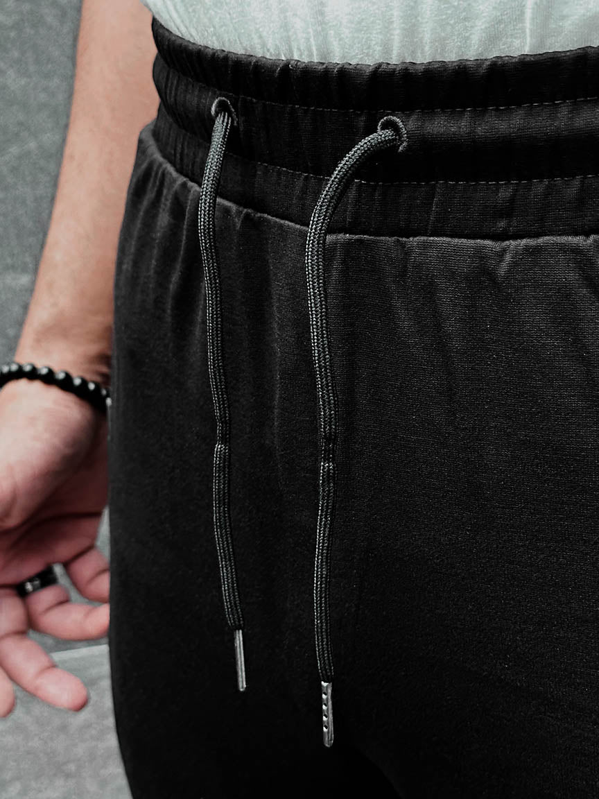 Adds Front Reflector Logo Men Trouser In Black