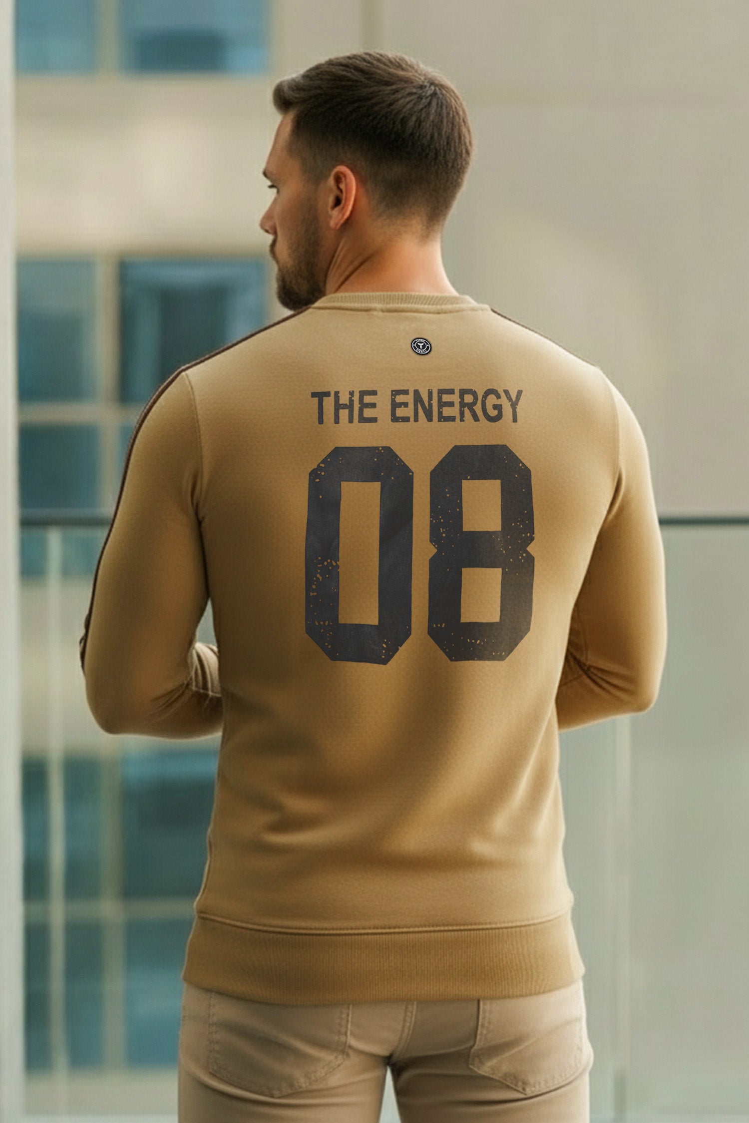 Turbo 3 Stripes Mock Neck Men's Sweatshirt
