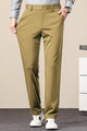 Turbo Axis Intelli-Drape Refined Fit Twil Cotton Pent In Khaki