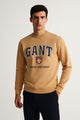 Gant Graphic TurtleNeck Imported Men's Sweatshirt In Khaki