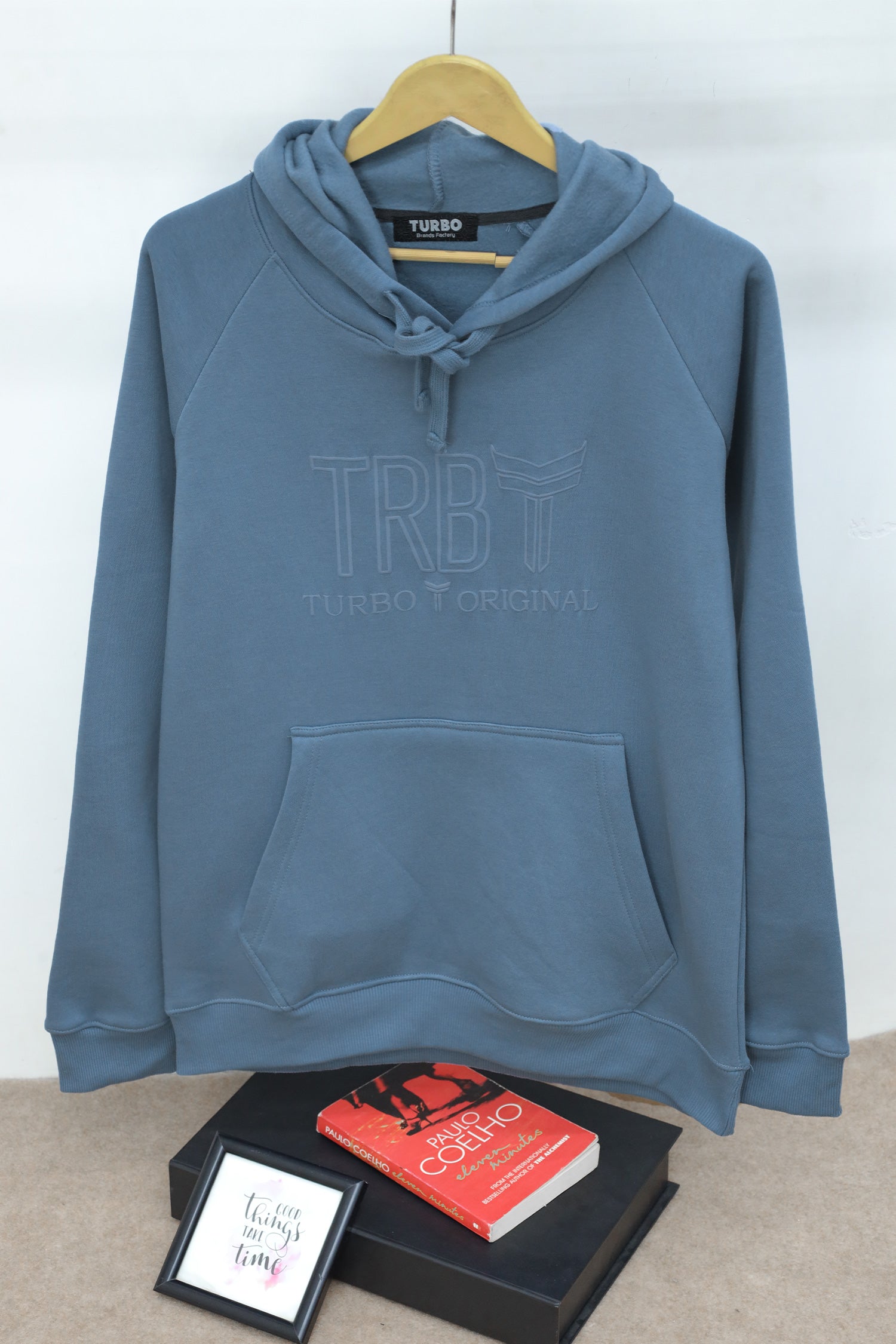 TRB Original Aplic Printed Fleece Hoodie