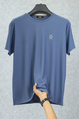 Turbo Waffle Print Comfy Crew Neck Tee