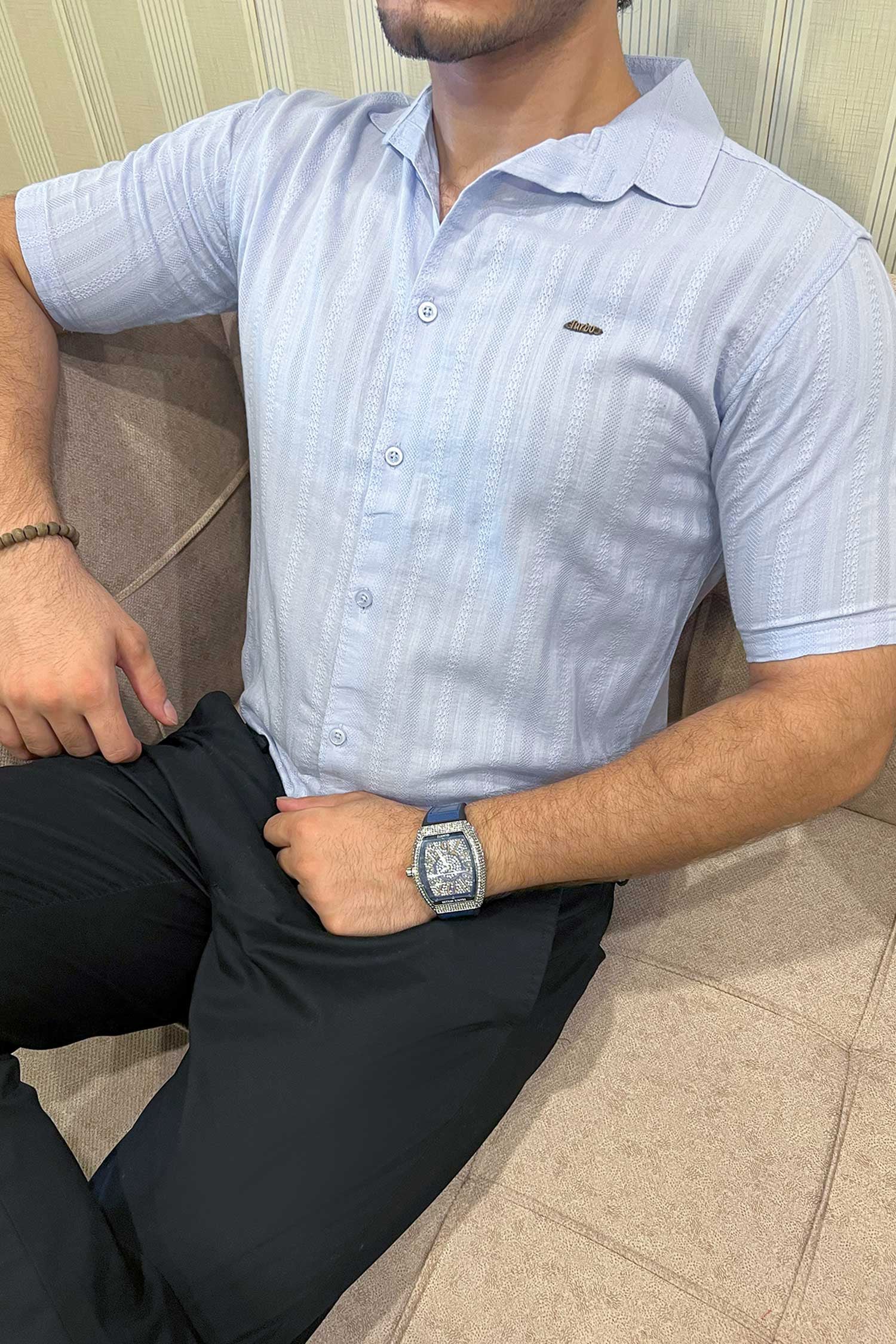 Turbo Endless Cool Embossed Casual Shirt