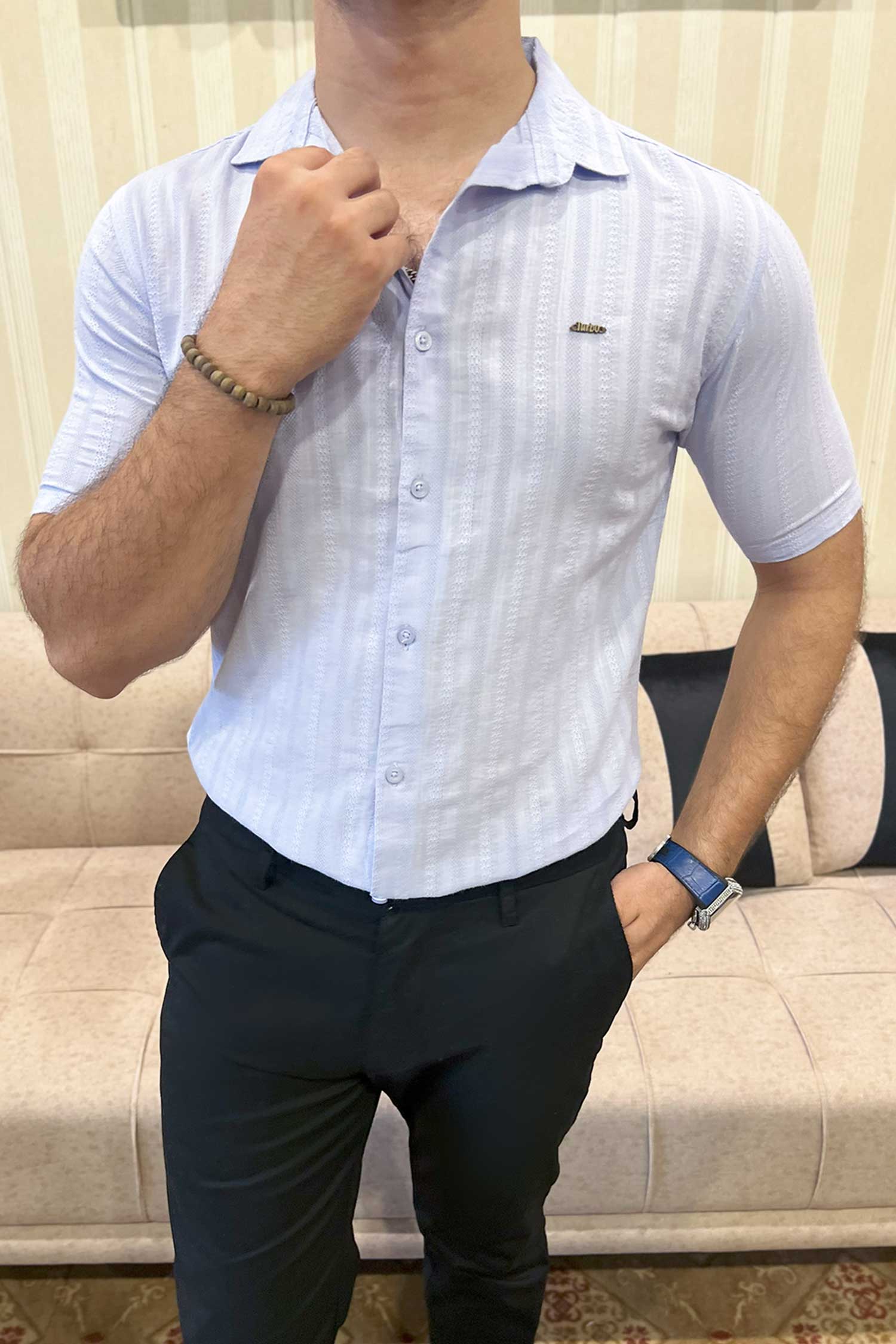 Turbo Endless Cool Embossed Casual Shirt