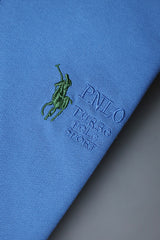 Turbo Polo Collar Tipping Men's Polo Shirt In Light Blue