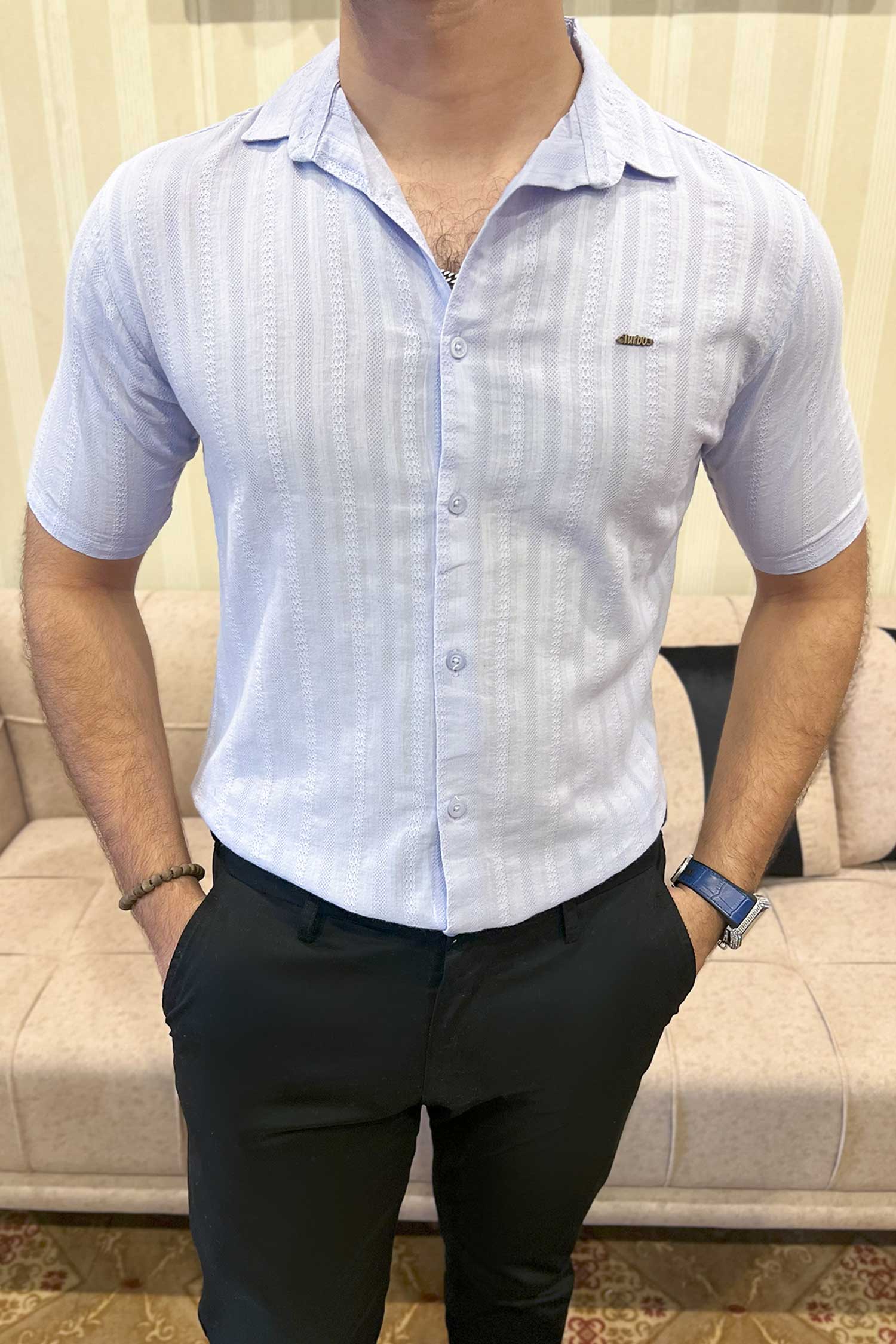 Turbo Endless Cool Embossed Casual Shirt