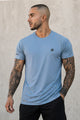 Skchr Activewear Essential Imp Dry-Fit Tee In Light Blue