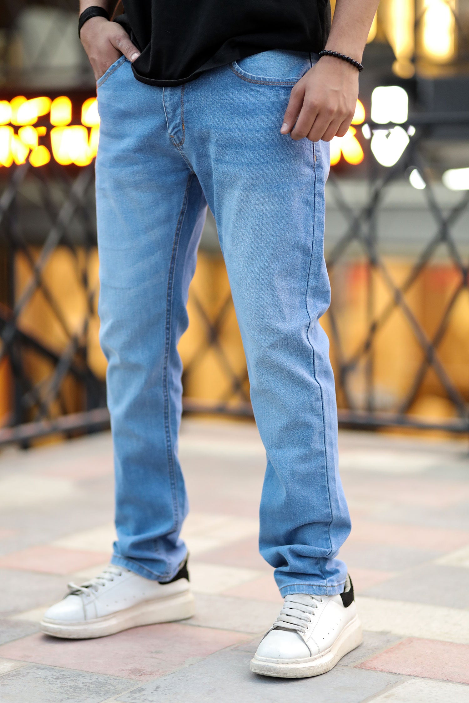 Faded Thankful Slim Fit Turbo Jeans In Dirty Blue