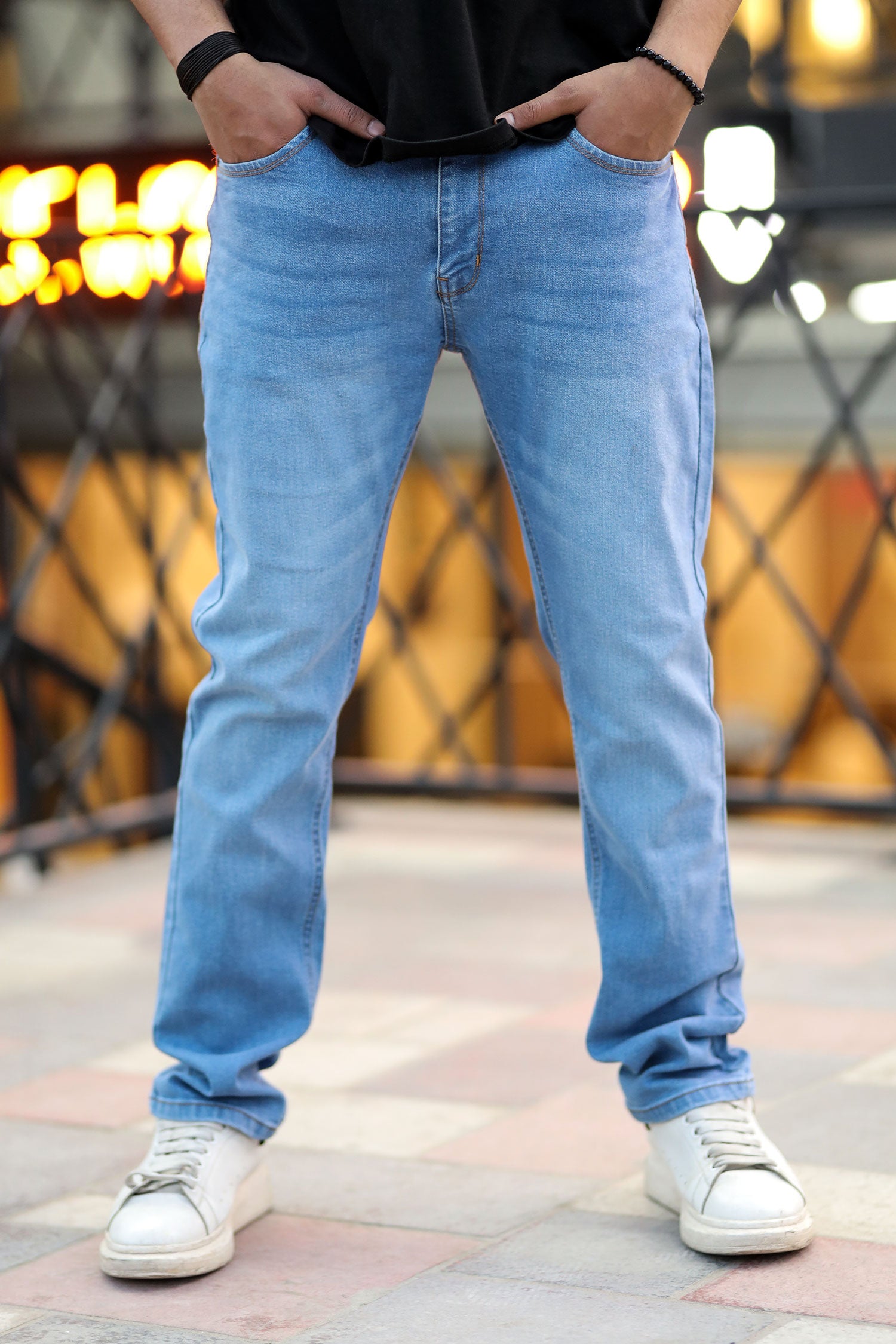 Faded Thankful Slim Fit Turbo Jeans In Dirty Blue