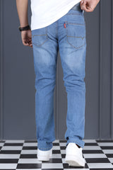 Campus Comfort Slim Fit Turbo Jeans In Light Blue