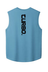 Turbo 'Xtreme Cut' Muscle Performance Men Sando In Light Blue