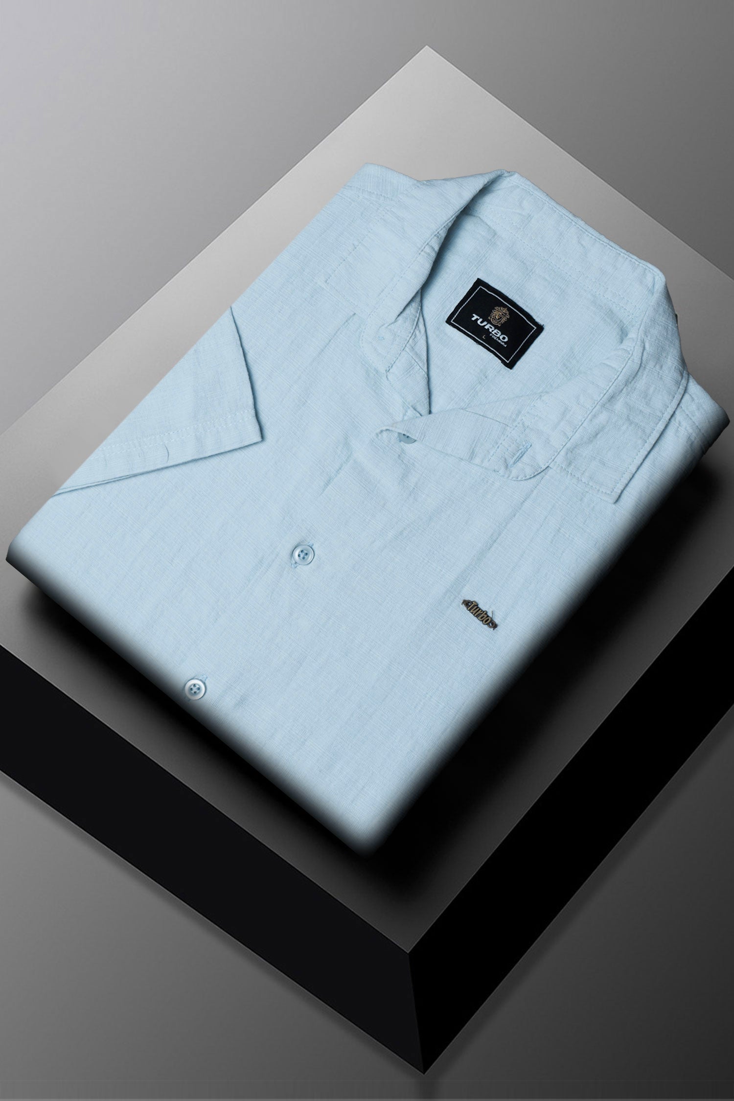 Turbo Textured Relaxed Fit Casual Shirt