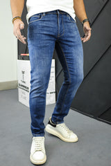 Slim Fit Premium Turbo Jeans in Light Blue