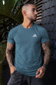 Adds Regular Training Men's Imp Dry-Fit Tee In Light Blue