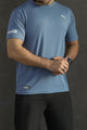 Pma Strength Arrival Dry-Fit Tee In Light Blue
